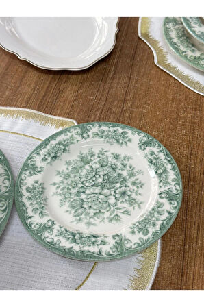 Kosova Yemek Takımı 33 Parça 6 Kişilik Green Rosabella