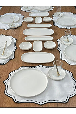 Kahvaltı Takımı 41 Parça 6 Kişilik Porselen