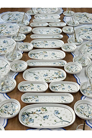 Kahvaltı Takımı 82 Parça 12 Kişilik Fly / Porselen / Sofra / Sunum