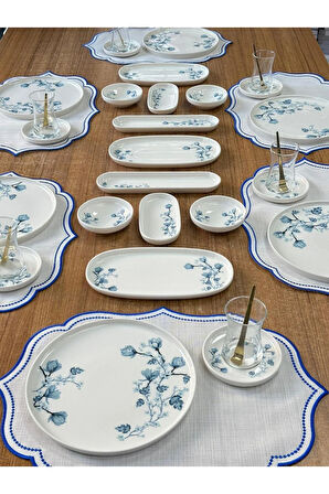 Kahvaltı Takımı 41 Parça 6 Kişilik Anemon