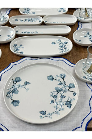Kahvaltı Takımı 82 Parça 12 Kişilik Anemon / Porselen / Sofra / Sunum