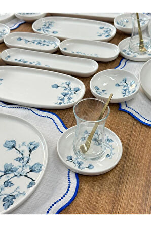 Kahvaltı Takımı 82 Parça 12 Kişilik Anemon / Porselen / Sofra / Sunum