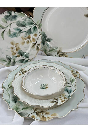 Yemek Takımı 24 Parça 6 Kişilik Begonia