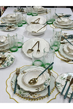 Yemek Takımı 92 Parça 6 Kişilik Begonia