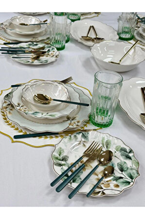 Yemek Takımı 92 Parça 6 Kişilik Begonia