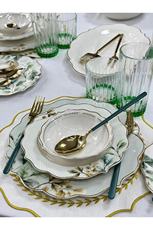 Yemek Takımı 92 Parça 6 Kişilik Begonia