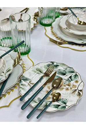 Yemek Takımı 92 Parça 6 Kişilik Begonia Lüx