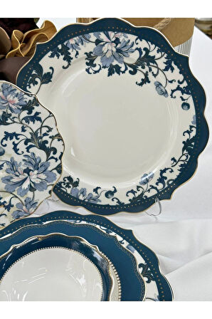 Yemek Takımı 24 Parça 6 Kişilik Azur