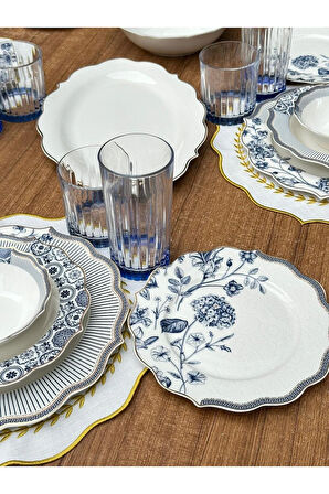 Yemek Takımı 45 Parça 6 Kişilik Fancy