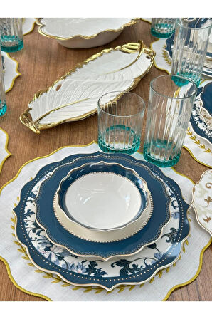 Yemek Takımı 87 Parça 12 Kişilik Azur