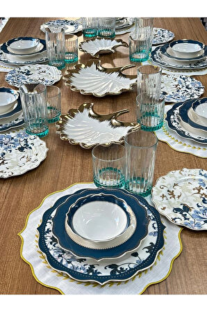 Yemek Takımı 45 Parça 6 Kişilik Azur Lüx