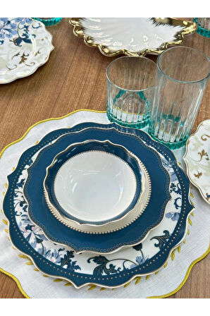 Yemek Takımı 45 Parça 6 Kişilik Azur Lüx