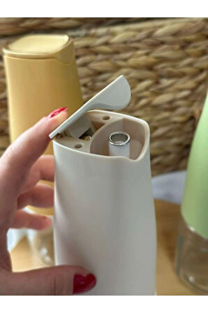 Beyaz & Cam Yağdanlık 500ml - Otomatik Kapak Stilli / Damlatmayan Ağızlı / Yağlık / Sosluk - TEKLİ