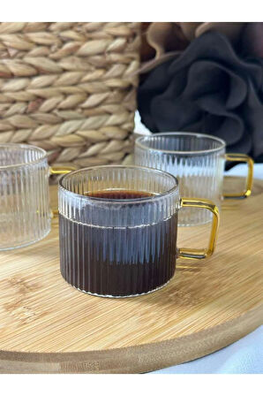 Çay / Kahve / Espresso Cam Bardak Fincan 6'lı 150 ml