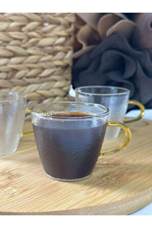 Çay / Kahve / Espresso Cam Bardak Fincan 6'lı 110 ml