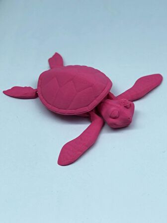 3D Hareketli Kaplumbağa Figürlü Oyuncak - Pembe