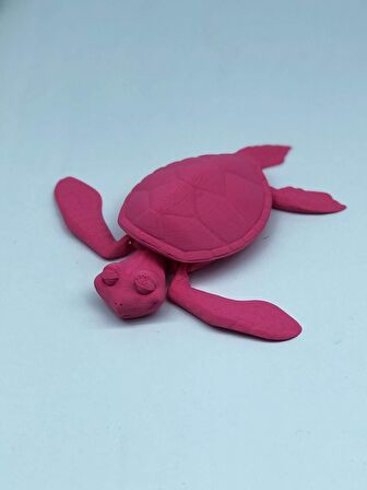 3D Hareketli Kaplumbağa Figürlü Oyuncak - Pembe