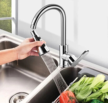 MDB Metalik Musluk Başlığı 3 Fonksiyon