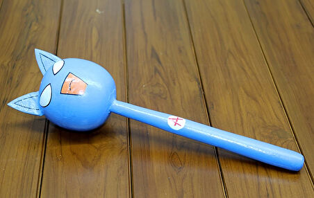 MDB Ahşap Kedili Marakas Tekli Model 1