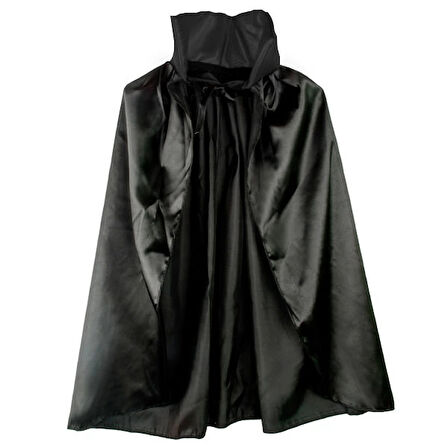MDB Siyah Renk Yakalı Halloween Pelerini 90 cm