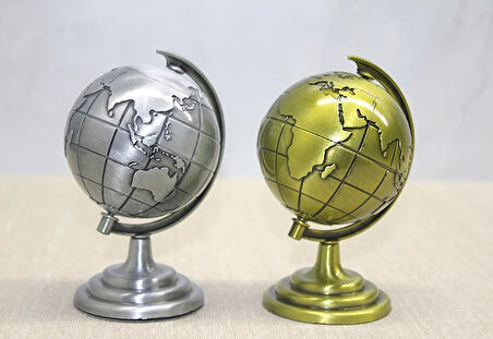 Metal Dünya Küre Model 2