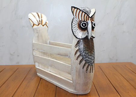 MDB Ahşap Baykuş Gazetelik