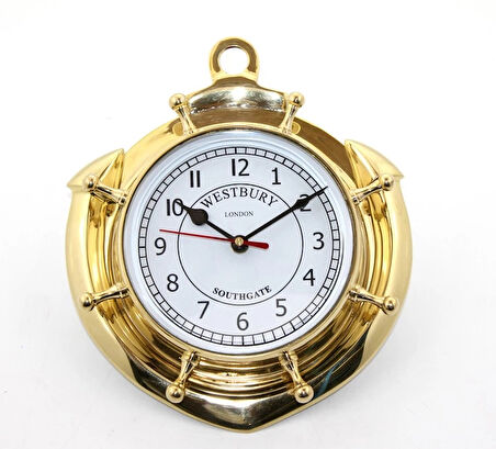 MDB Pirinç Çapalı Duvar Saati