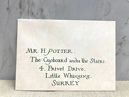 MDB Harry Potter Davet Mektubu 10'lu