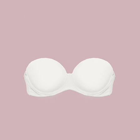 MDB Nurteks 1590 Çift Dolgulu İki Beden Büyüten Straplez Sütyen