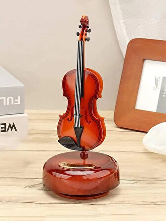 MDB Hareketli Violin Müzik Kutusu