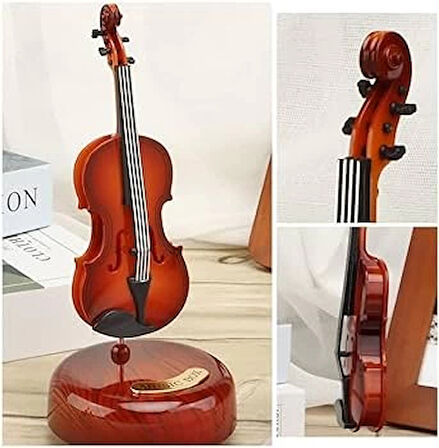 MDB Hareketli Violin Müzik Kutusu