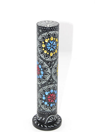 MDB Obsidian Taşı İşlemeli Kule Tütsülük Model 6