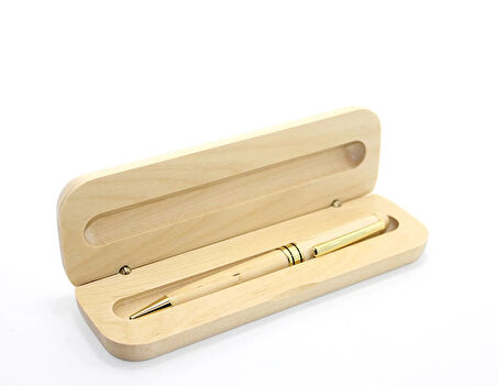 MDB Ahşap Kutulu Tükenmez Kalem Model 1