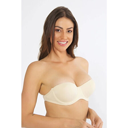 Nurteks 1502 Desteksiz Sırttan Ayarlanabilir Sütyen