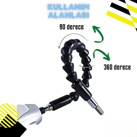 MDB Esnek Şaftlı Tornavida Ucu Seti