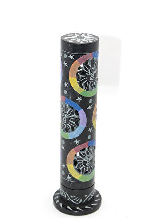 MDB Obsidian Taşı İşlemeli Kule Tütsülük Model 3