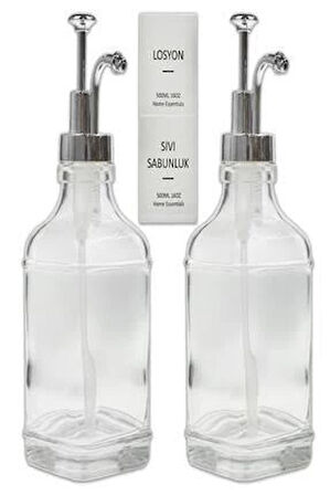 MDB Cam Sıvı Sabunluk Losyonluk Krom