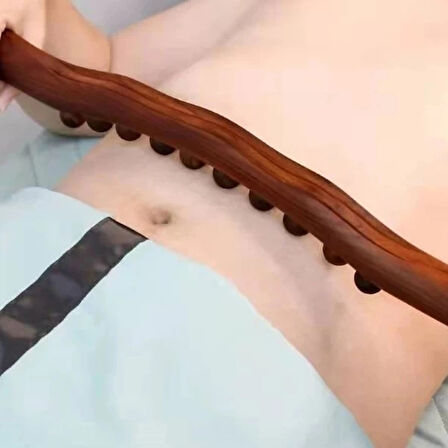 MDB 60 cm Doğal Ahşap Masaj Sopası