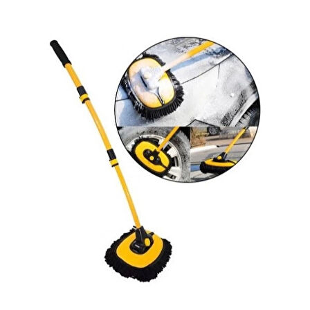 MDB Teleskopik Saplı Kuru Islak Oto Yıkama Fırçası