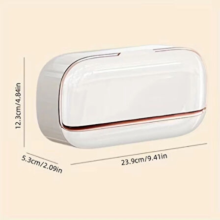 MDB Kapaklı Ve Drenaj Bölmeli Duvara Monte Sabunluk