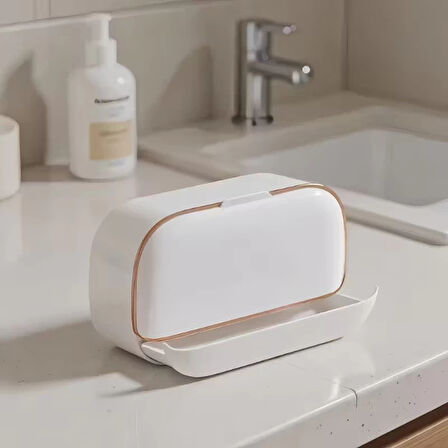 MDB Kapaklı Ve Drenaj Bölmeli Duvara Monte Sabunluk