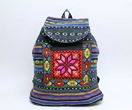 MDB Kilim Desenli Sırt Çantası