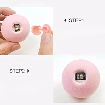 MDB Kedi Otlu 3 Sesli İnteraktif Top Kedi Oyuncağı