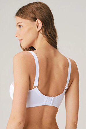 MDB Balenli Desteksiz Dolgusuz Toparlayıcı Yumuşak Süngerli Günlük Klasik Küçültücü Sütyen