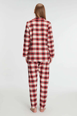 MDB Anıl Pamuklu Uzun Kol Gömlek ve Pantolon Takım