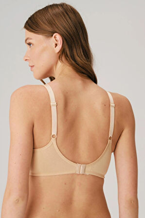 MDB Pamuklu Balensiz Lohusa Önden Açılan Ten Emzirme Sütyeni