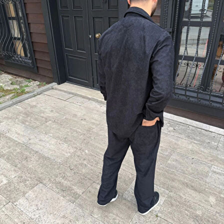MDB Erkek Fitilli Kadife Cepli Buggy Pantolon Oversize Rahat Kalıp  iyah