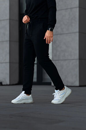 MDB Erkek Diagonel ikro Dokulu Cepli Pantolon  iyah