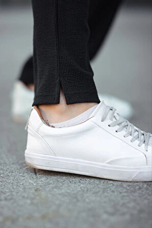 MDB Erkek Paça Yırtmaçlı Burgu elanik Dokulu Jogger Buggy Pantalon Rahat Kalıp  iyah