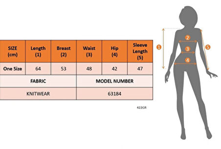 MDB Kadın Uzun Kollu V Yakalı Düğmeli Triko Bluz